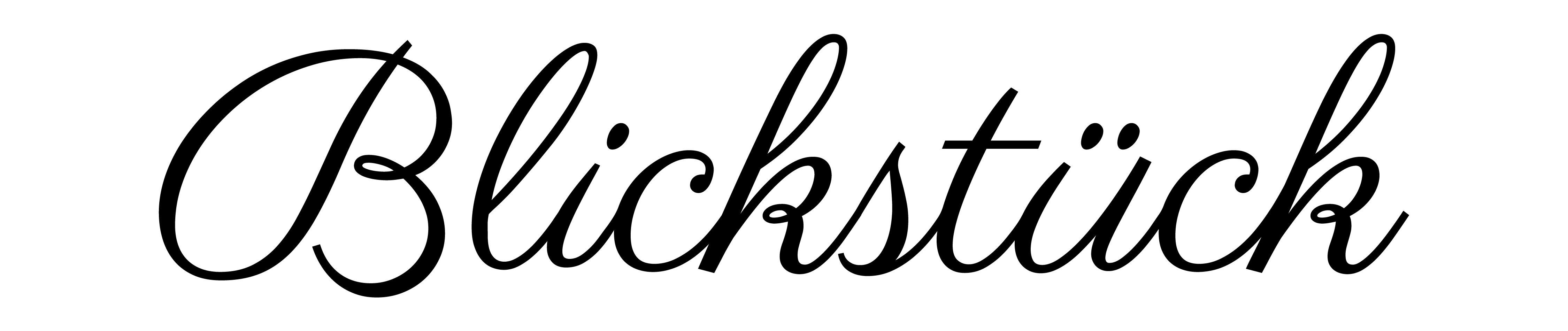 Blickstück Logo